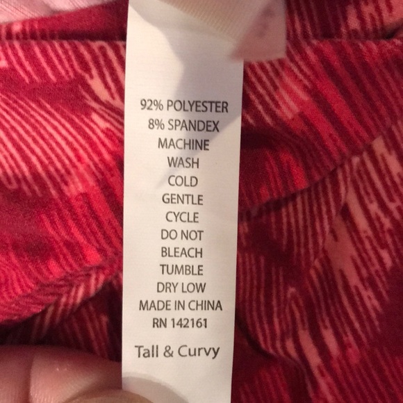 LuLaRoe Tall & Curvy leggings NWT - Picture 4 of 6